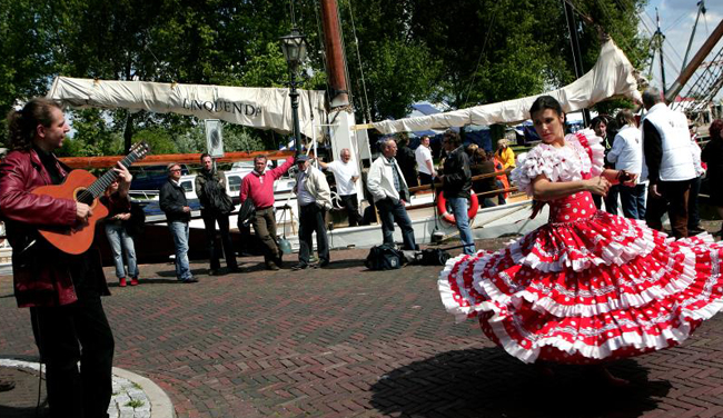 Spaans thema feest danseressen