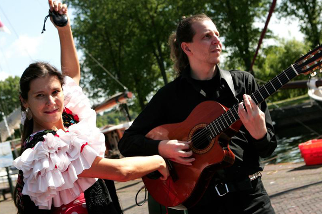 Spaans thema feest muziek